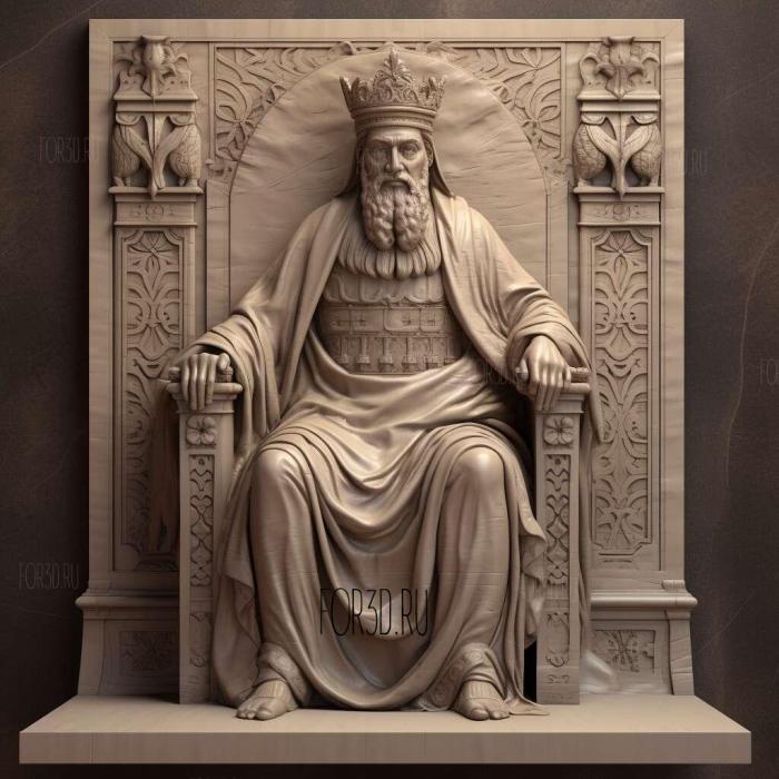 King Solomon 2 stl model for CNC